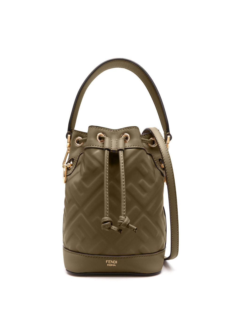 FENDI Mon Tresor 迷你水桶包 - 绿色