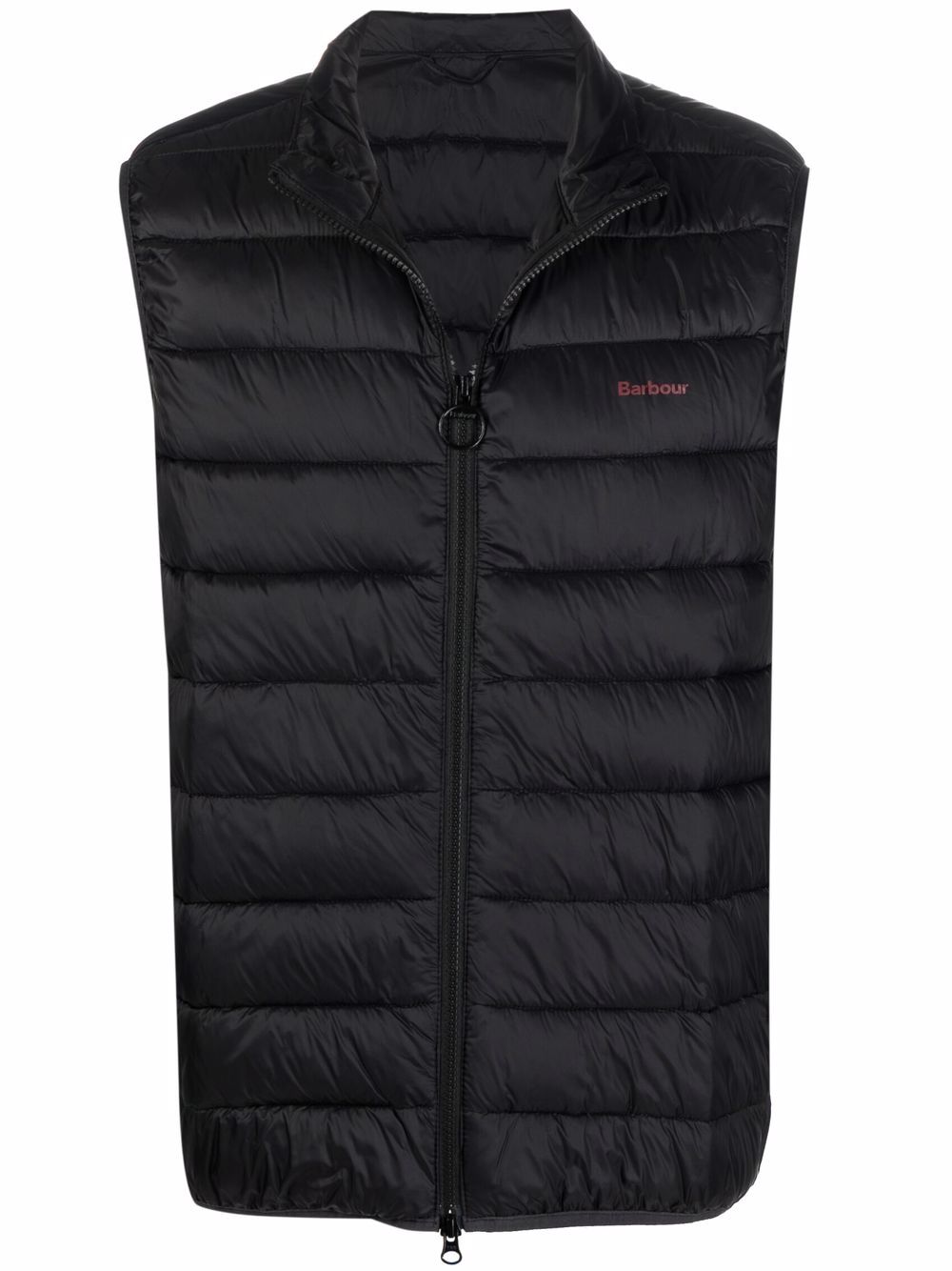 Barbour logo填充马甲 - 黑色