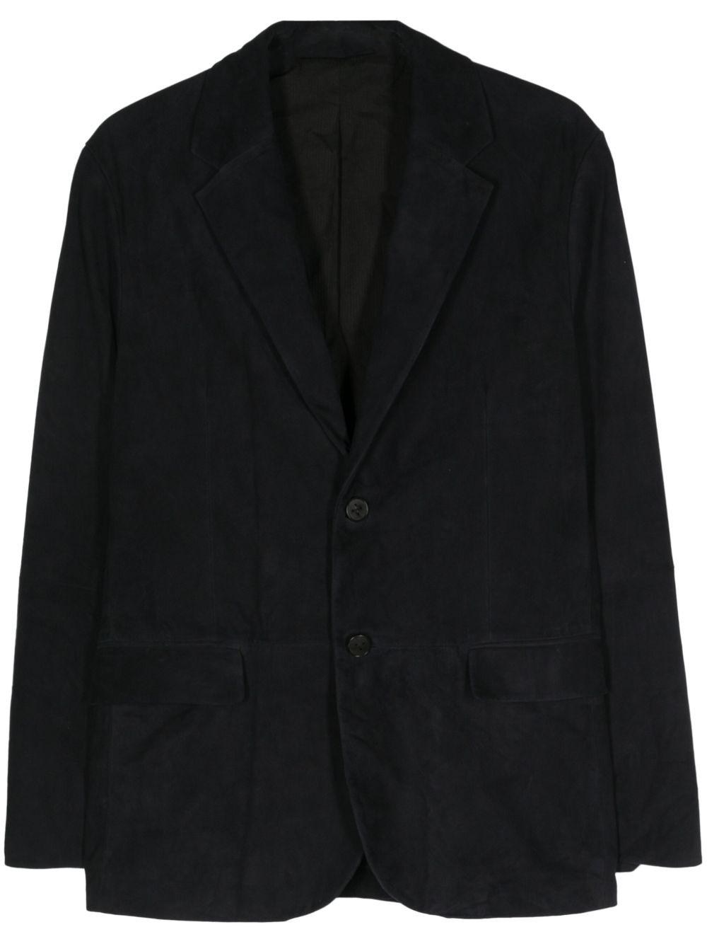 Zadig&Voltaire Valfried 绒面皮西装夹克 - 蓝色