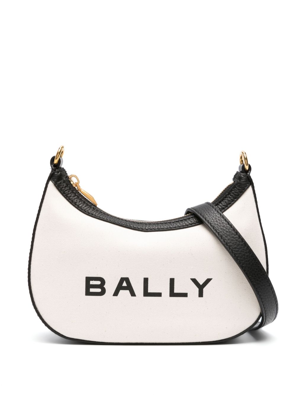 Bally 帆布logo印花斜挎包 - 中性色