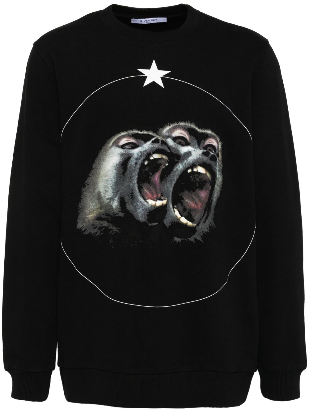 Givenchy 图案印花卫衣 - 黑色