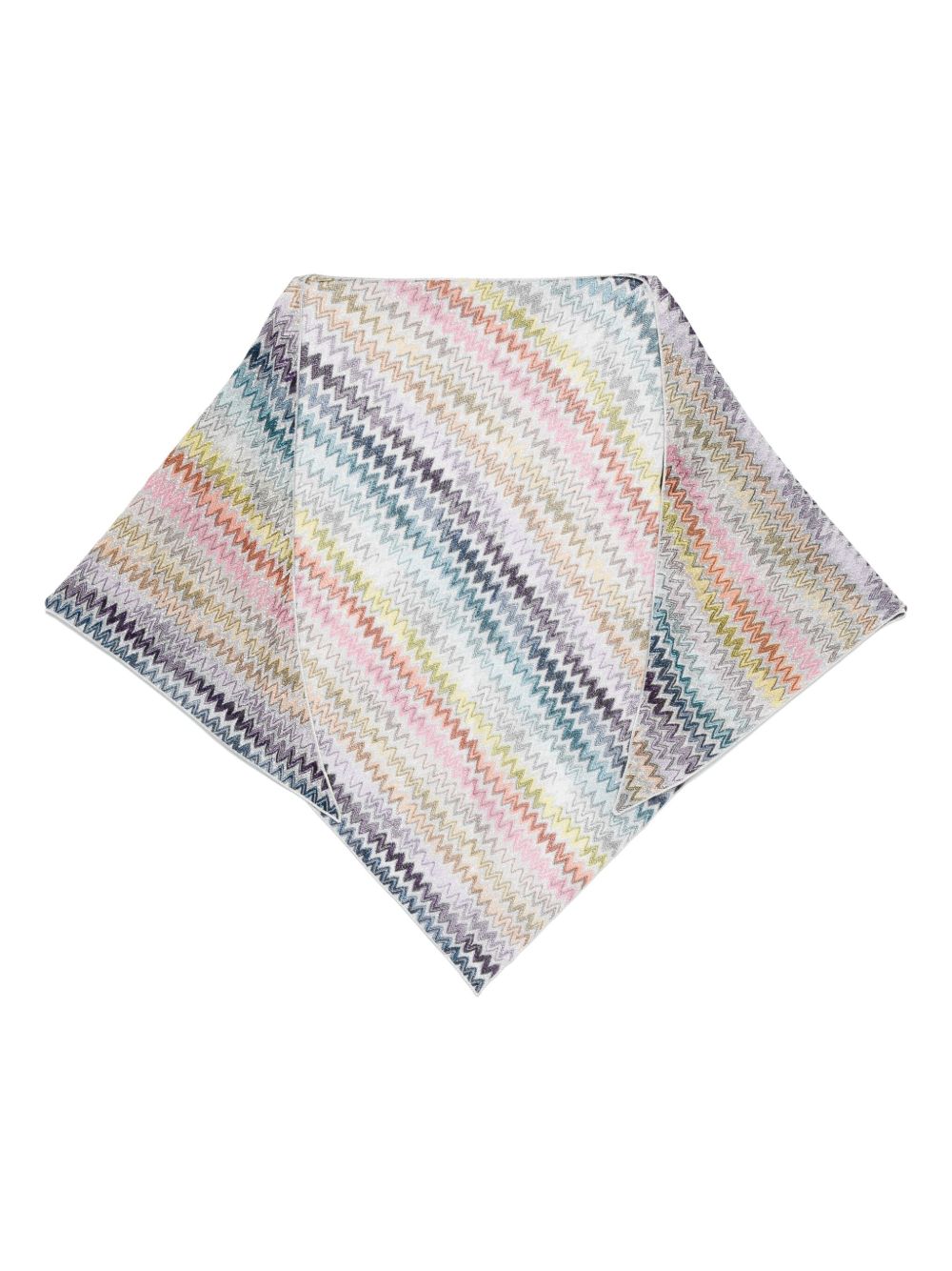 Missoni Z字形图案围巾 - 灰色