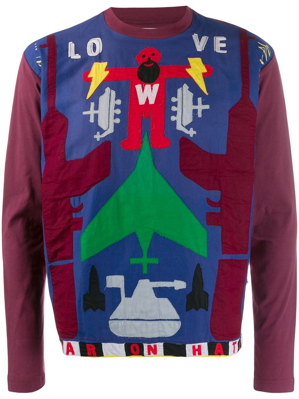 Walter Van Beirendonck Pre-Owned Take A W-Ride长袖T恤 - 红色