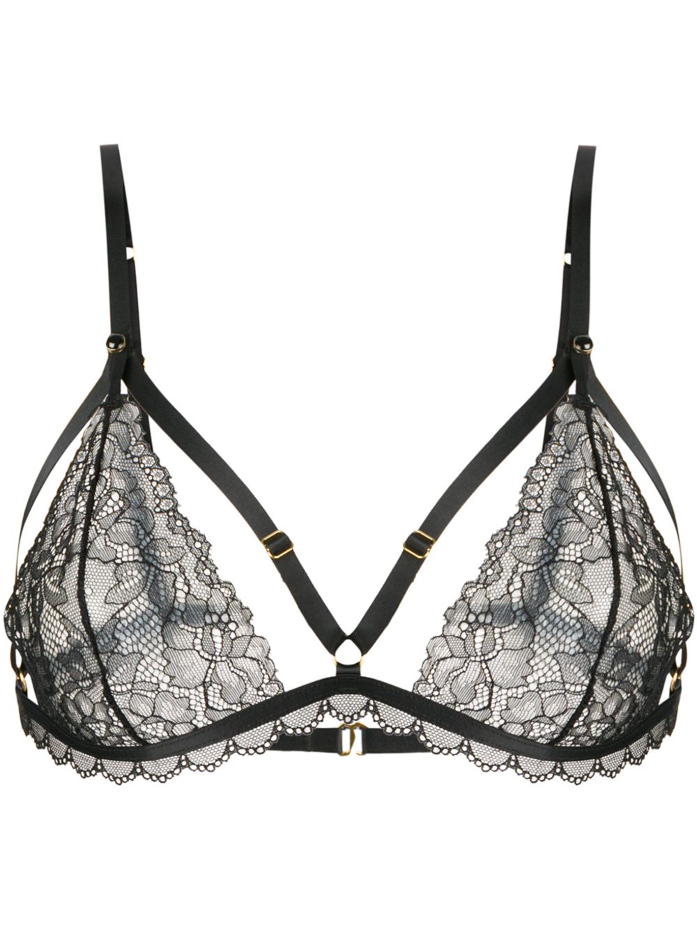 Maison Close Le Petit Secret三角文胸 - 黑色