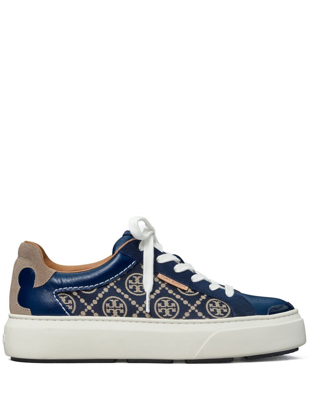 Tory Burch T Monogram Ladybug 运动鞋 - 蓝色
