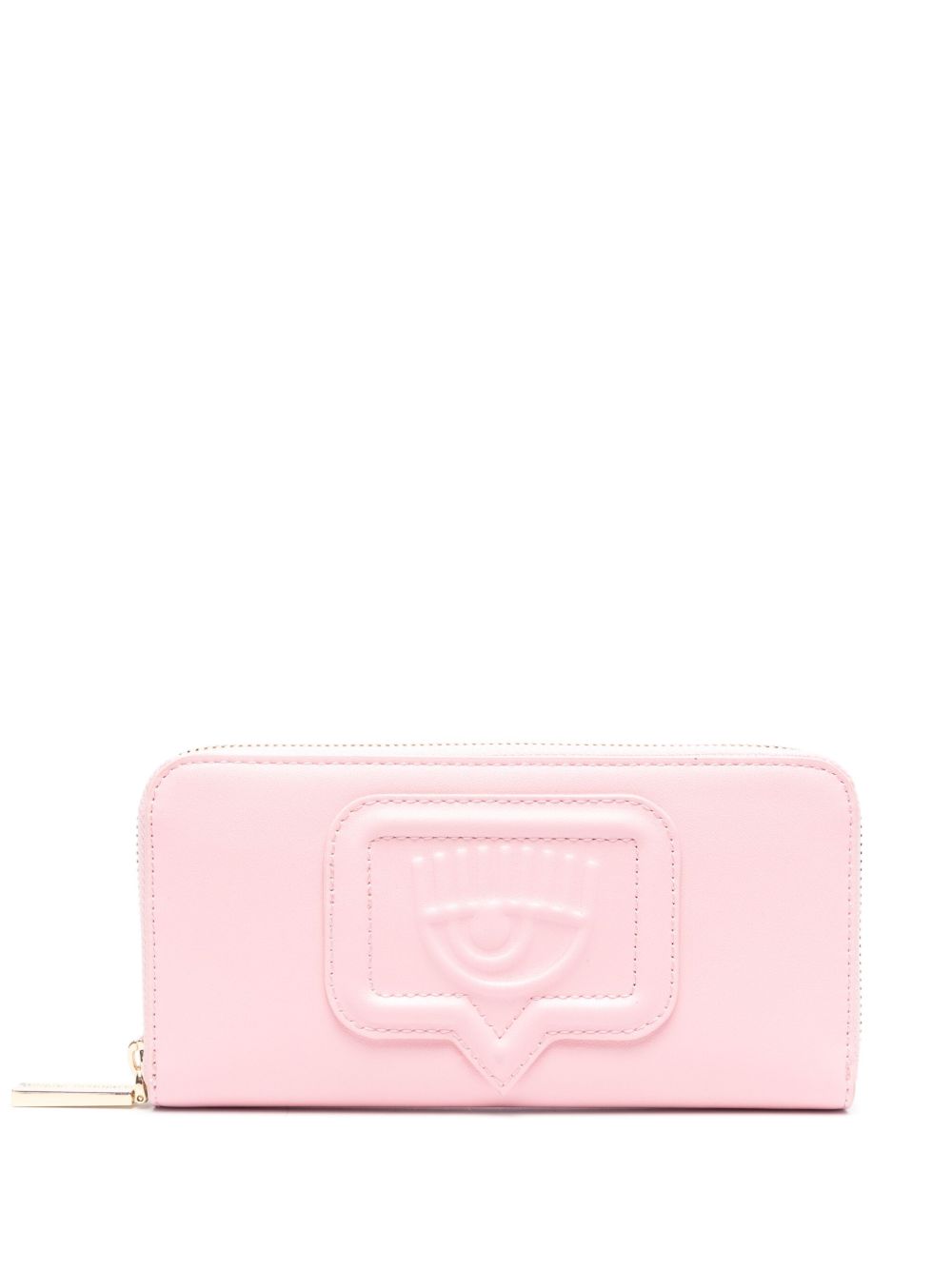 Chiara Ferragni Eyelike 图案logo贴花钱包 - 粉色