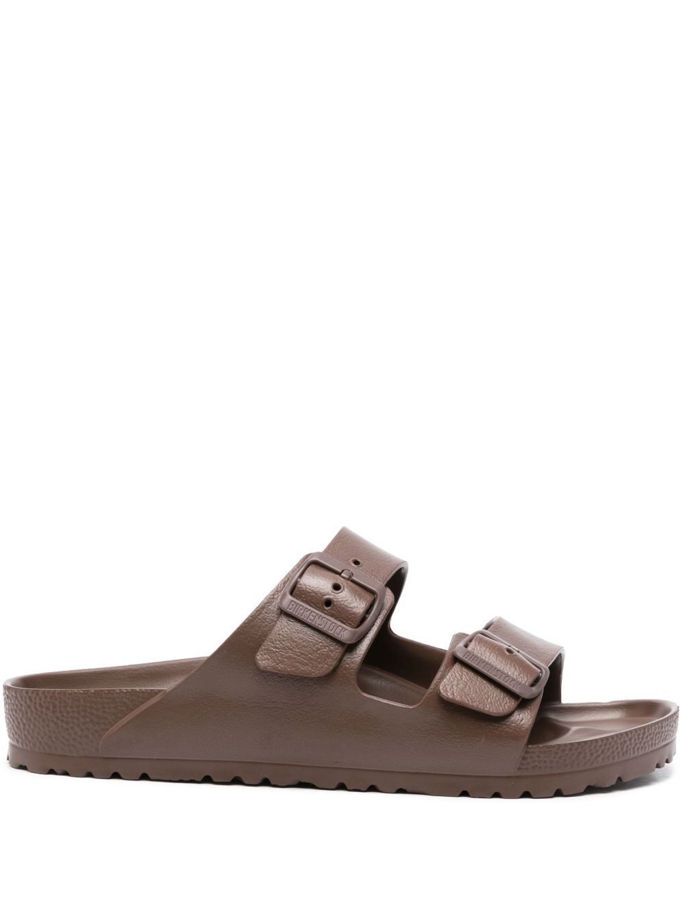 Birkenstock Arizona 卵石纹理拖鞋 - 褐色