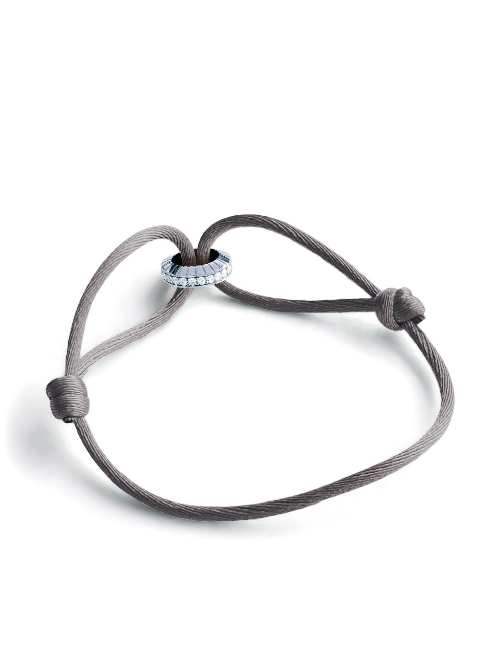 LOEV 14K recycled white gold Eternity Summer diamond bracelet - 银色