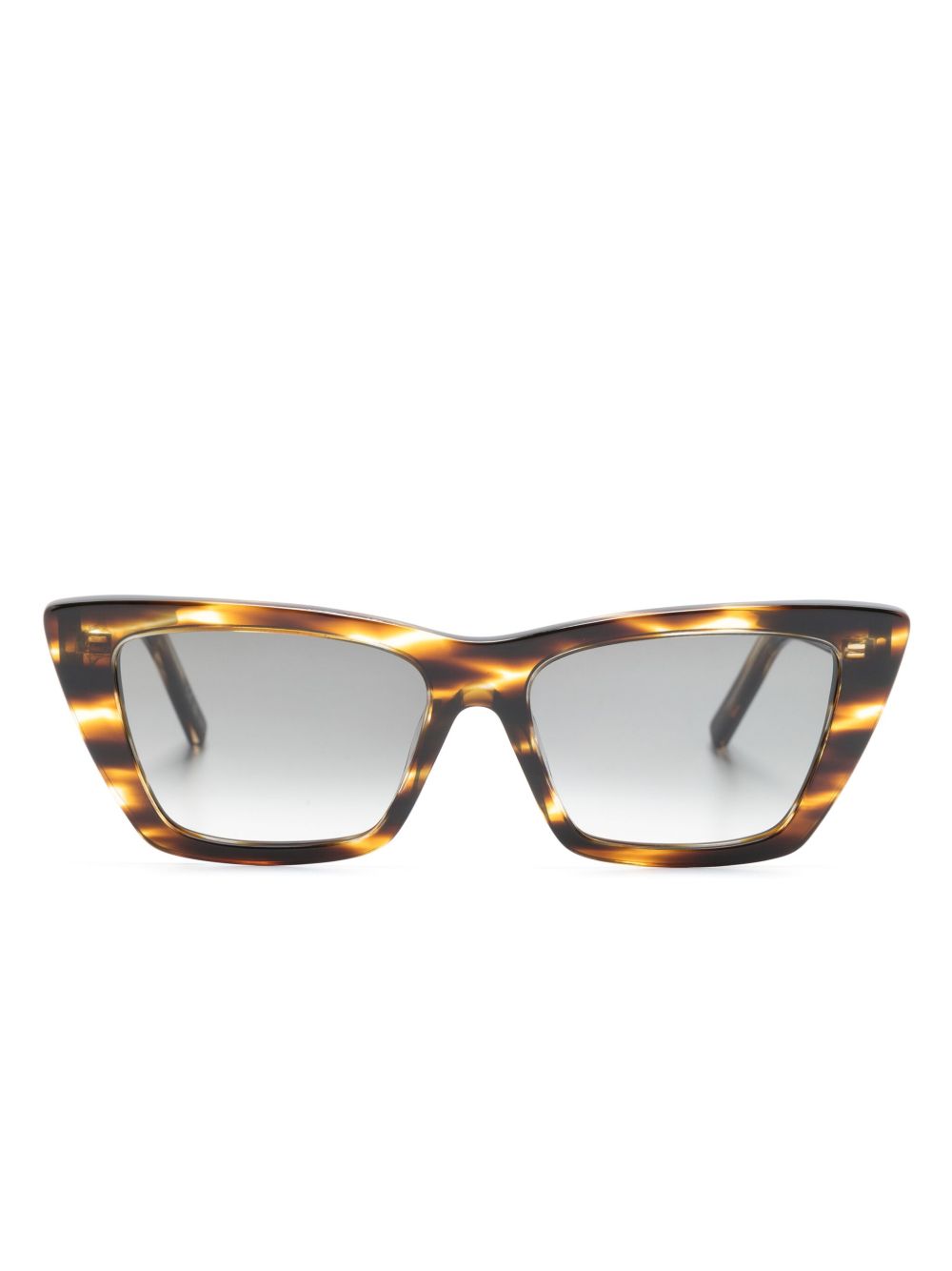 Saint Laurent Eyewear Mica 猫眼框太阳眼镜 - 褐色