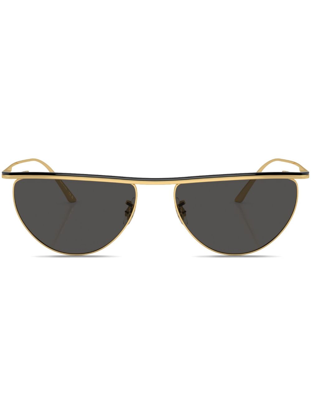 Oliver Peoples 1984C 圆框太阳眼镜 - 黑色