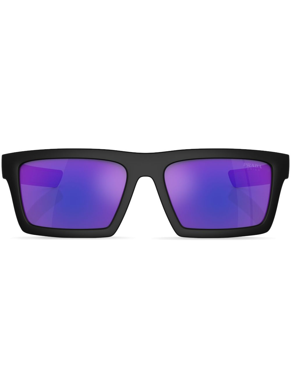 Prada Eyewear PS 02ZSU 方框太阳眼镜 - 黑色