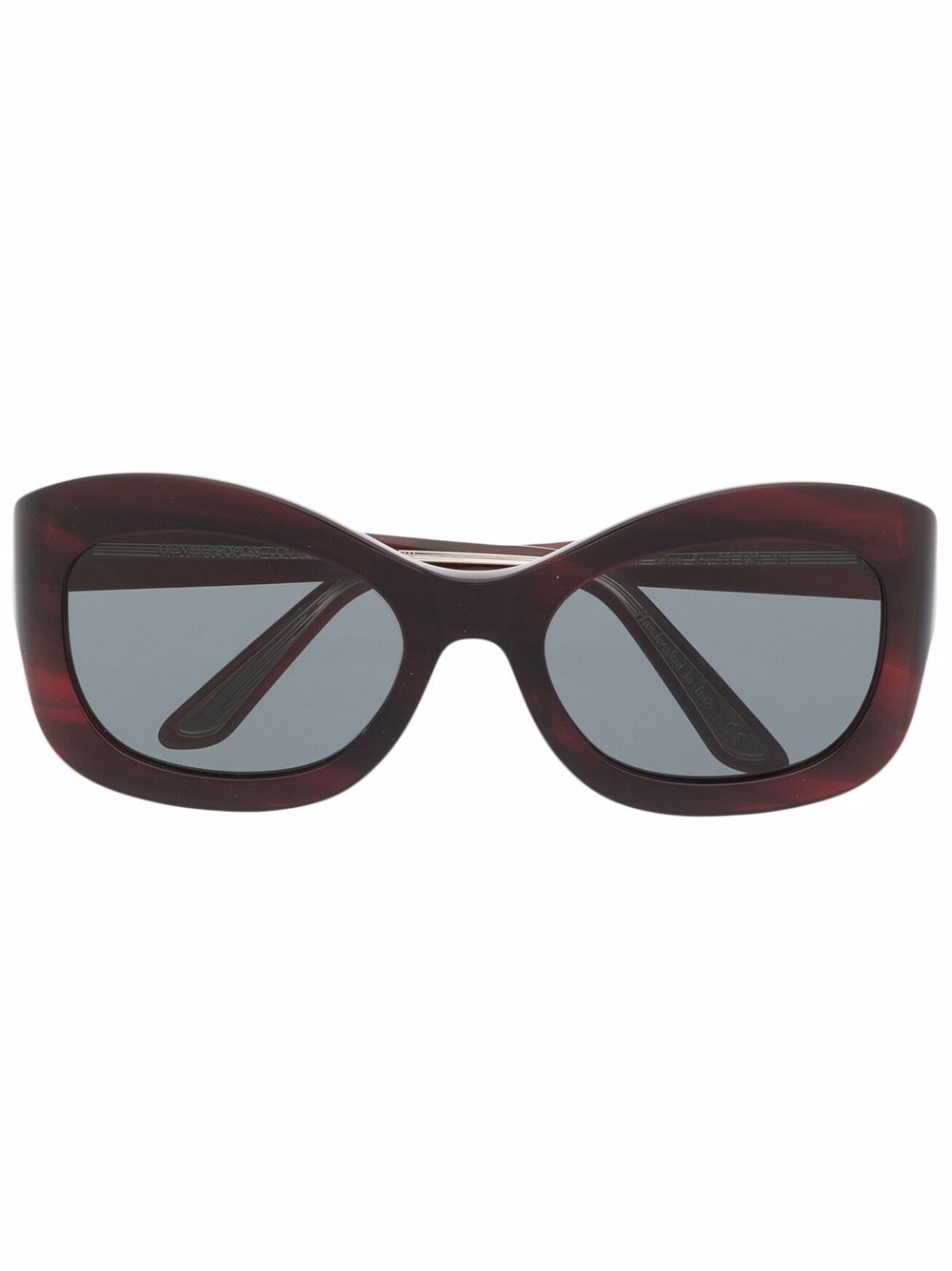 Oliver Peoples Edina 猫眼框太阳眼镜 - 红色