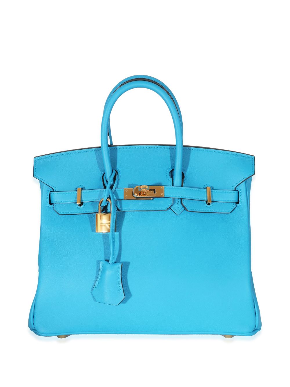 Hermès Pre-Owned Birkin 25 手提包（2016年典藏款） - 蓝色