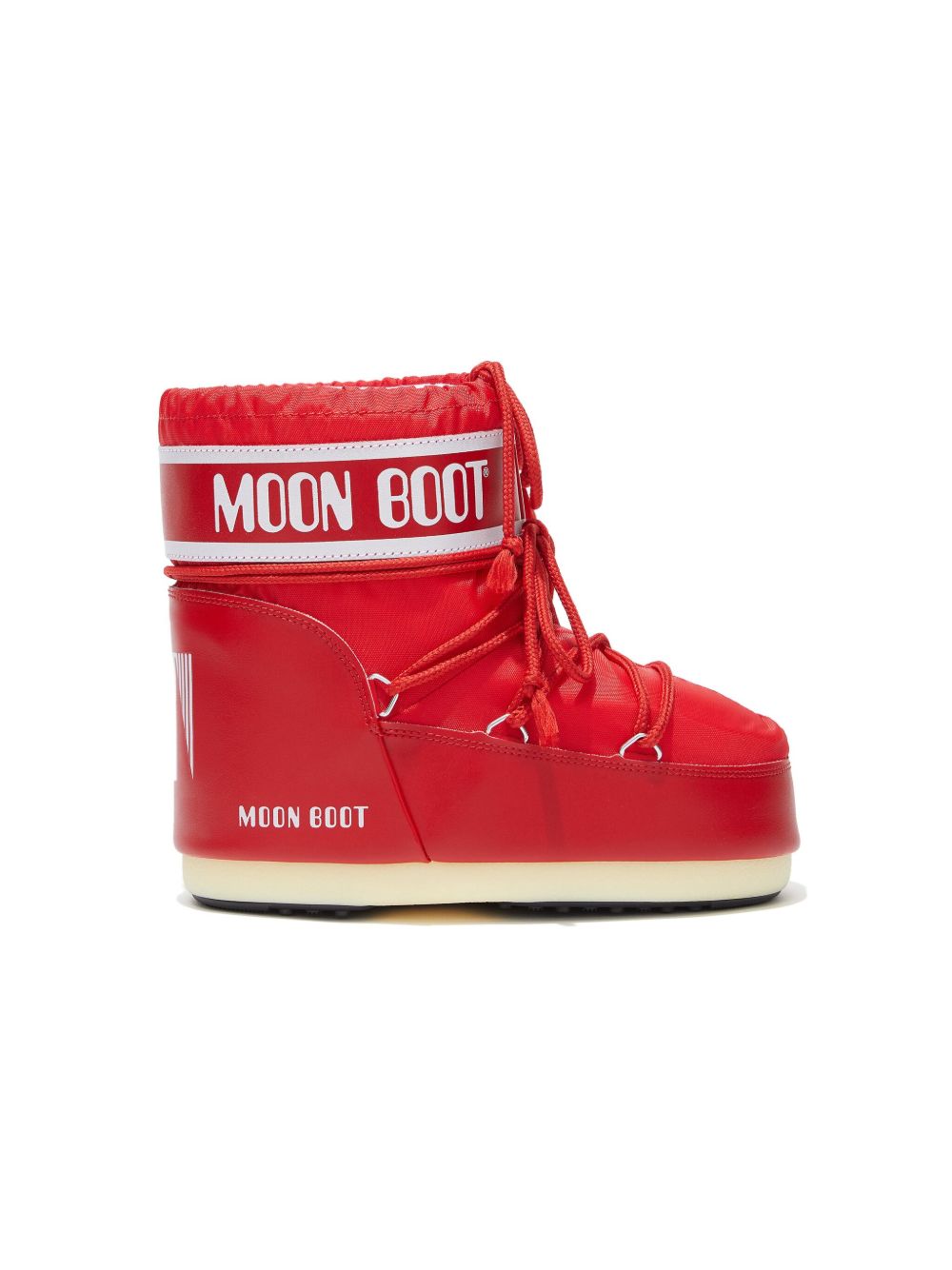 Moon Boot Kids Icon low 短筒雪靴 - 红色