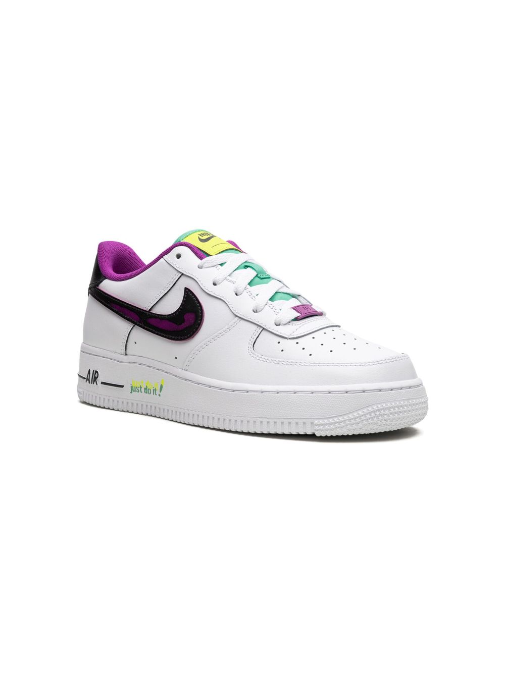 Nike Kids Air Force 1 Low '07 LV8 運動鞋 - 白色