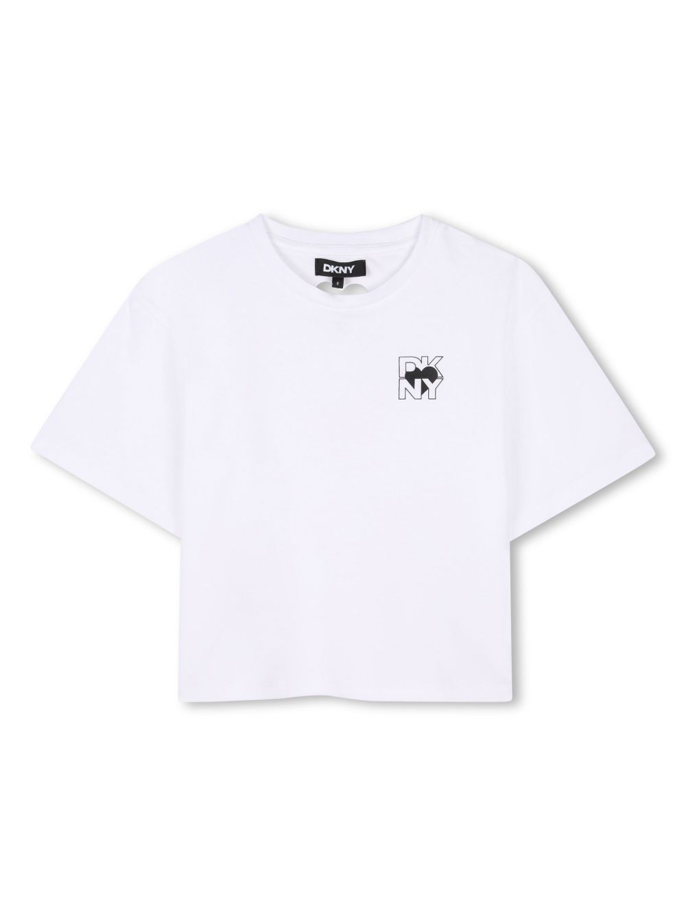 Dkny Kids logo印花T恤 - 白色