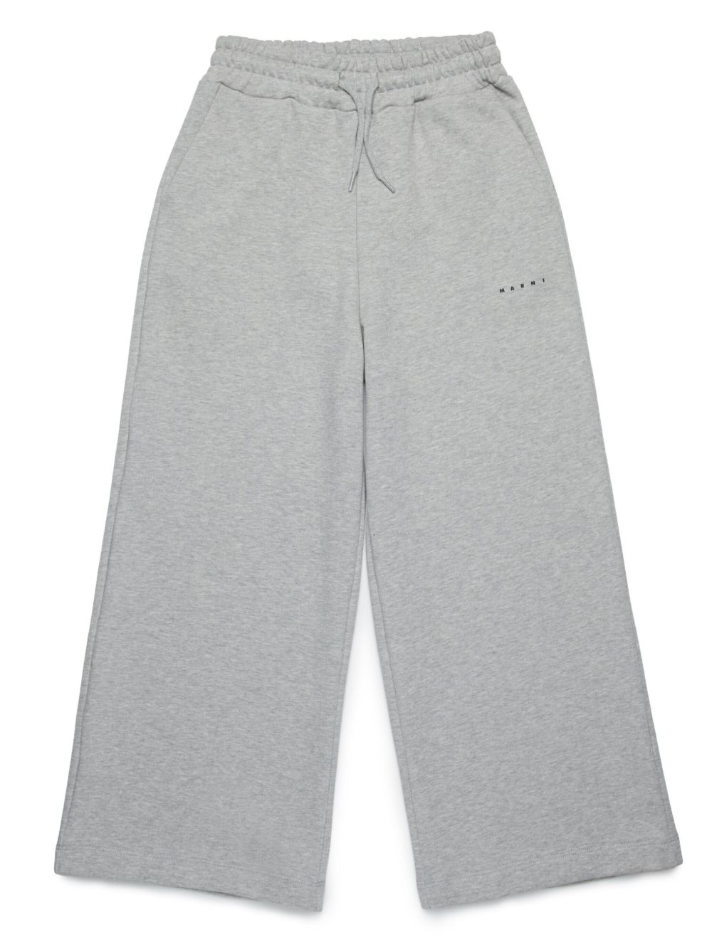 Marni Kids logo印花运动裤 - 灰色