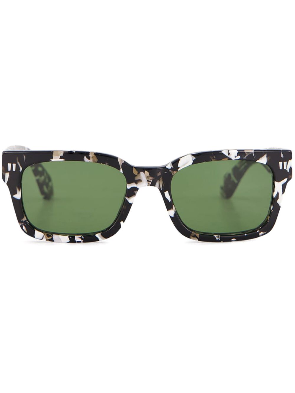 Off-White Eyewear Camouflage Midland 迷彩方框太阳眼镜 - 黑色