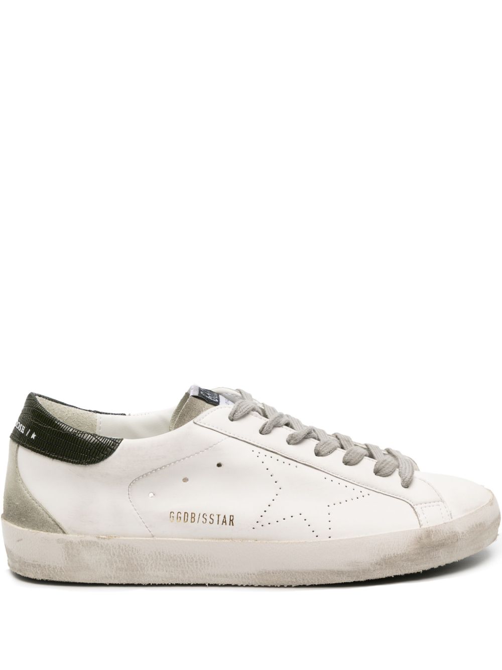 Golden Goose Super-Star 皮质运动鞋 - 白色