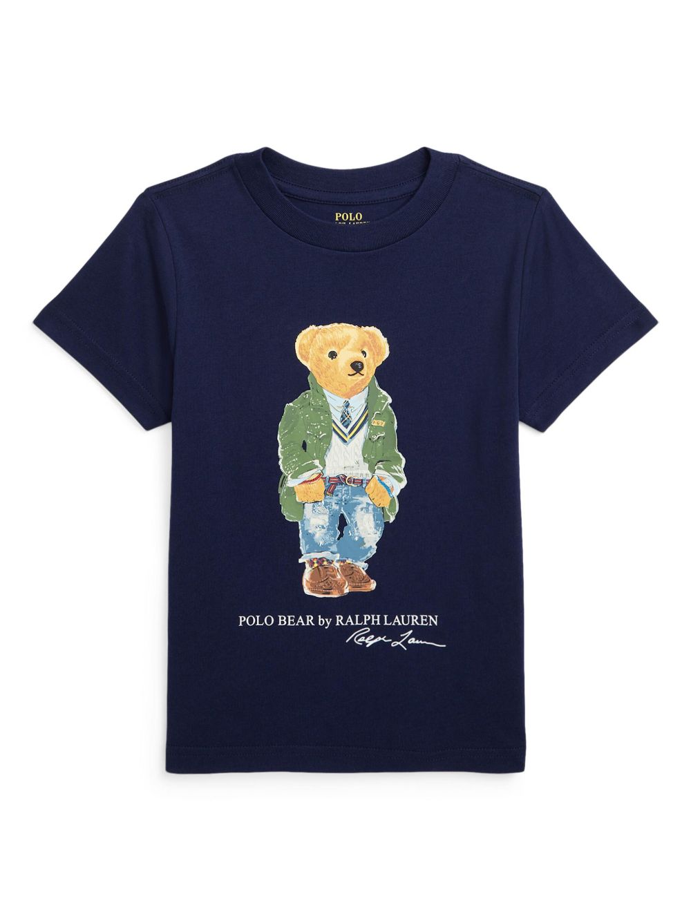 POLO RALPH LAUREN KIDS Polo Bear 棉T恤 - 蓝色