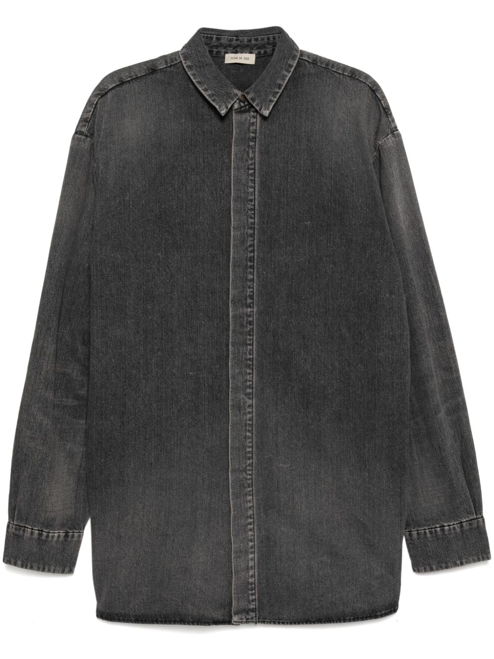 Fear Of God 牛仔衬衫 - 黑色