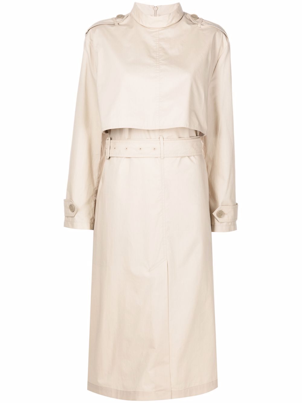 MM6 Maison Margiela 马丁·马吉拉时装屋 Trench 中长连衣裙 - 中性色
