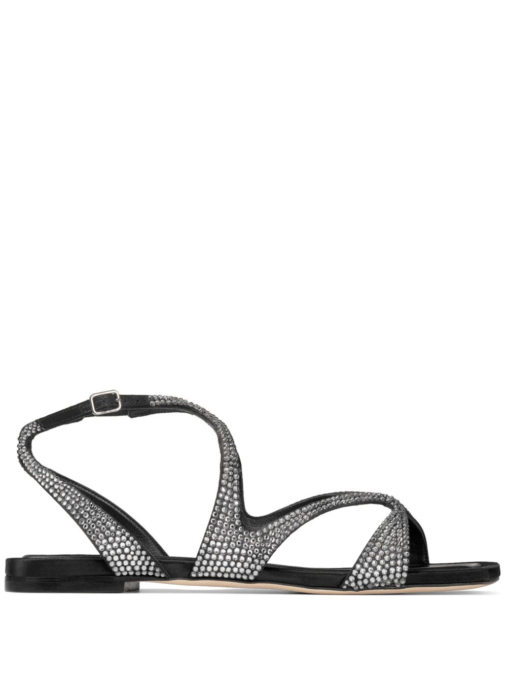 Jimmy Choo Ayla 晶饰凉鞋 - 黑色
