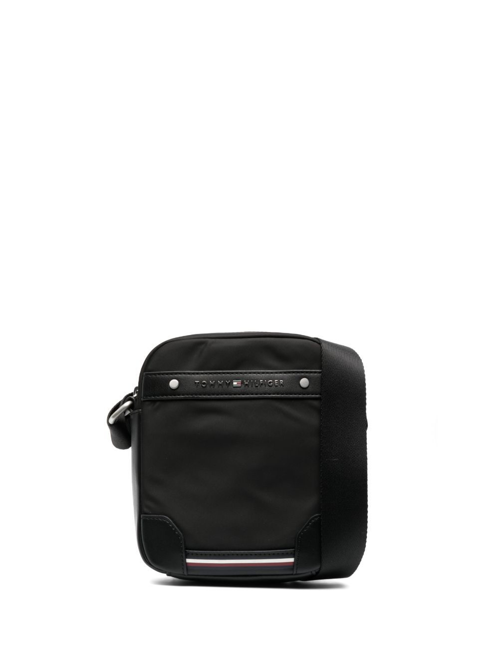 Tommy Hilfiger Central Repreve 迷你邮差包 - 黑色