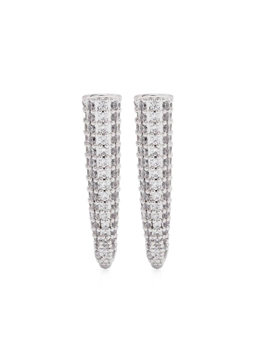 Eddie Borgo Spike earrings - 银色
