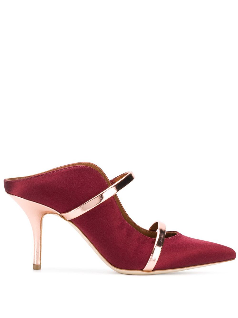Malone Souliers Maureen牛皮中跟鞋 - 红色
