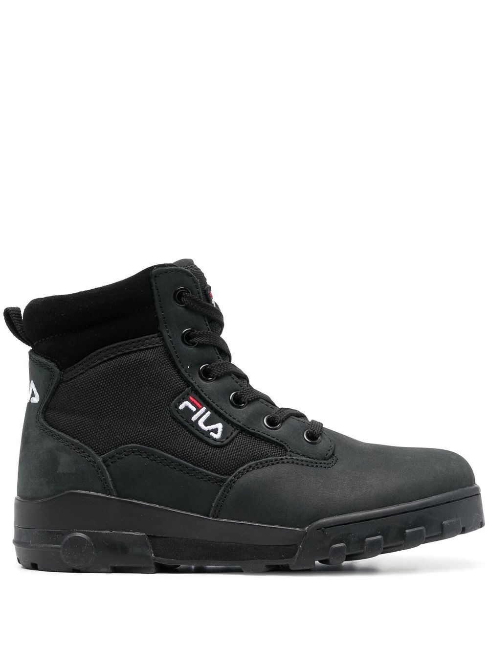 Fila Grunge 系带及踝靴 - 黑色
