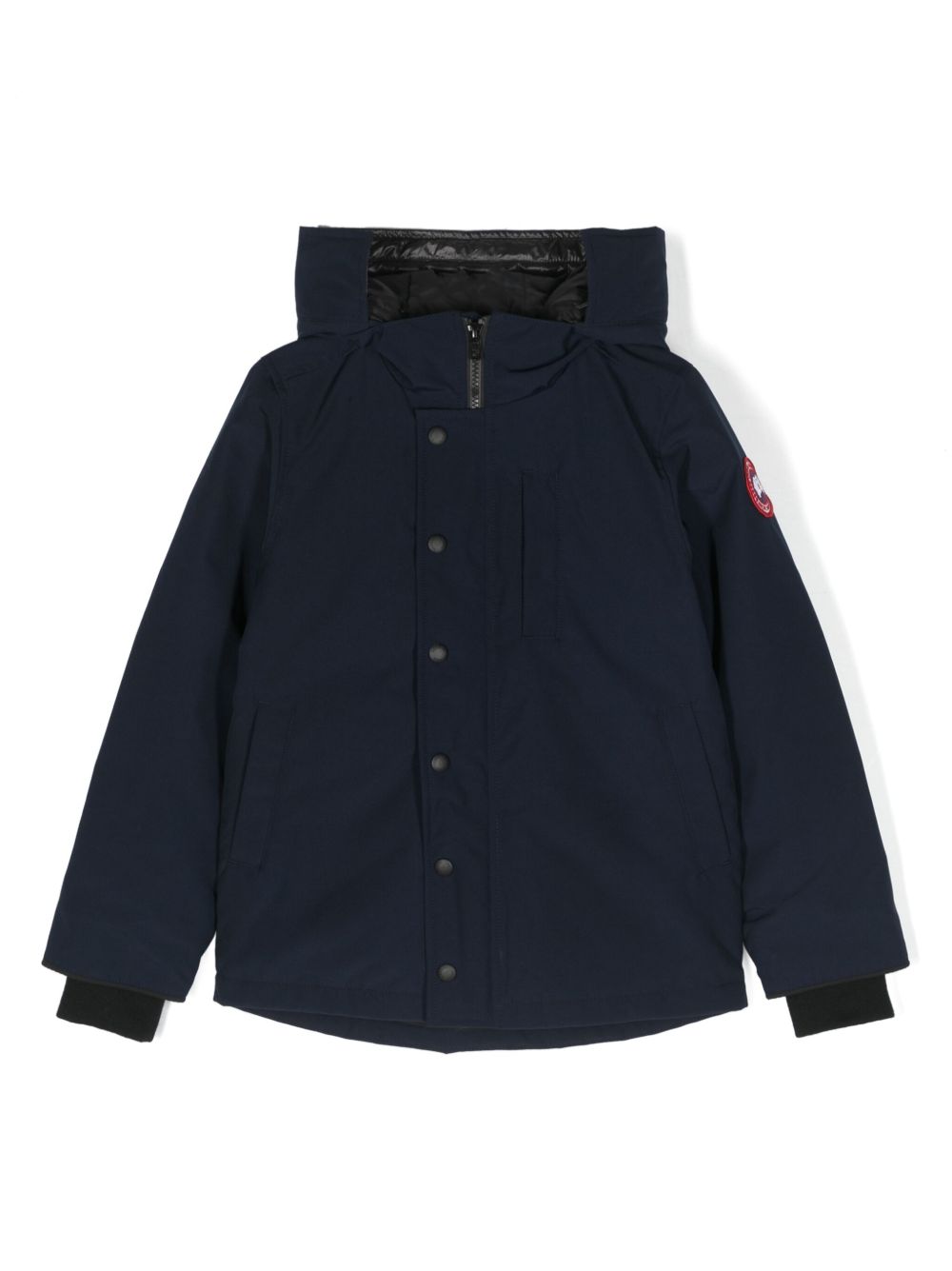 Canada Goose Kids Logan 连帽派克大衣 - 蓝色