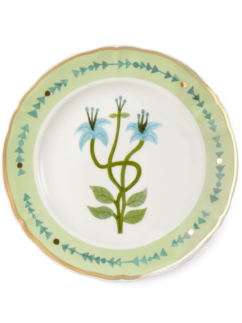 Bitossi Home Botanica 陶瓷点心盘（20.5厘米） - 绿色