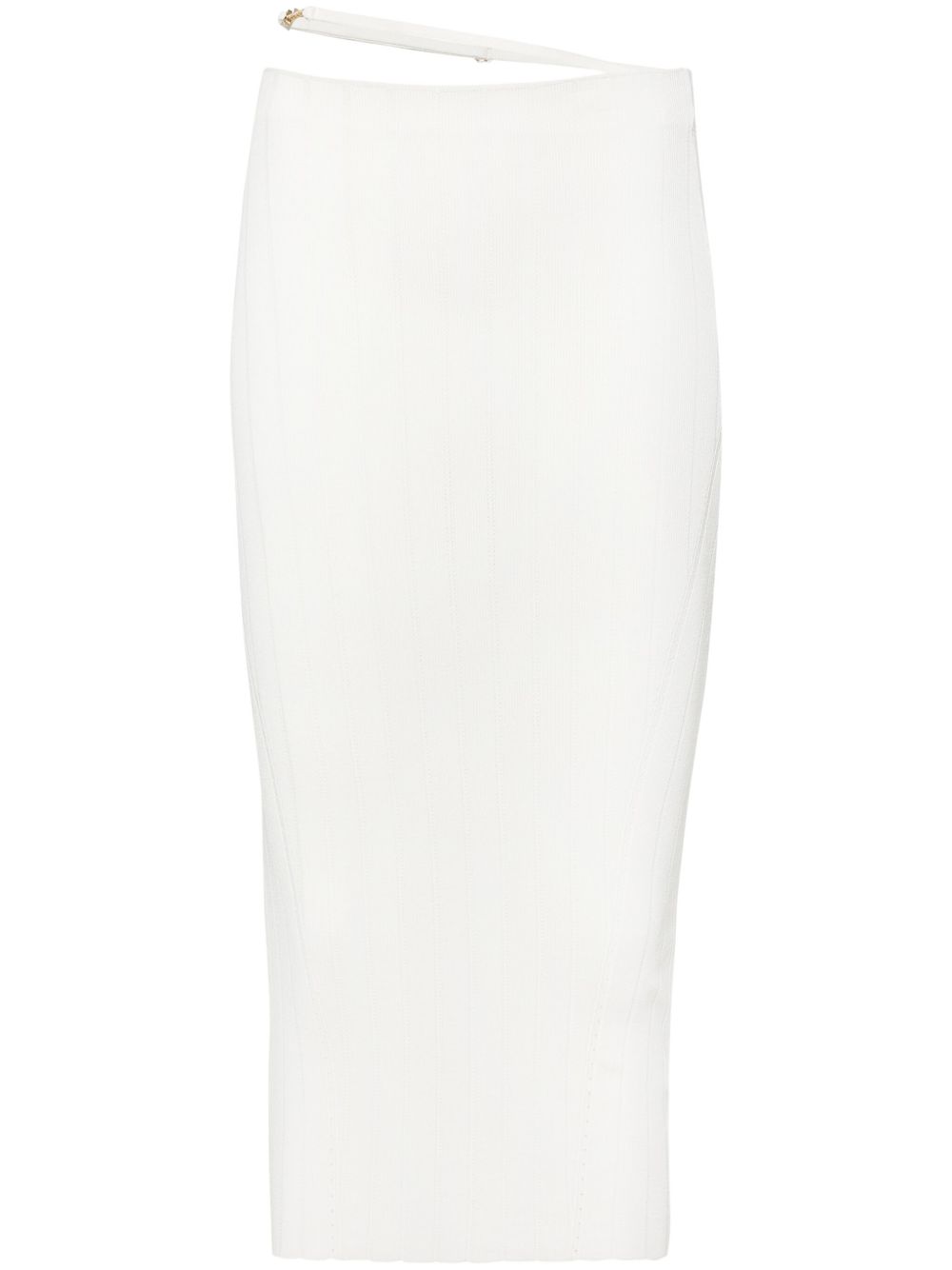 Jacquemus La Jupe Parlu 针织中长半身裙 - 中性色