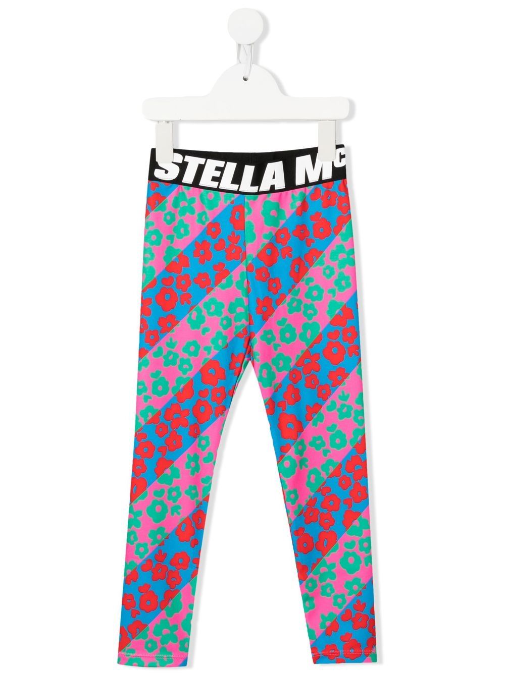 Stella McCartney Kids 斯特拉·麦卡特尼 花卉印花打底裤 - 粉色