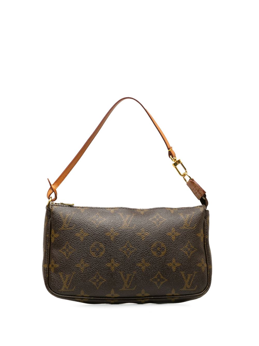 Louis Vuitton Pre-Owned Monogram Pochette Accessoires 单肩包（1999年典藏款） - 褐色