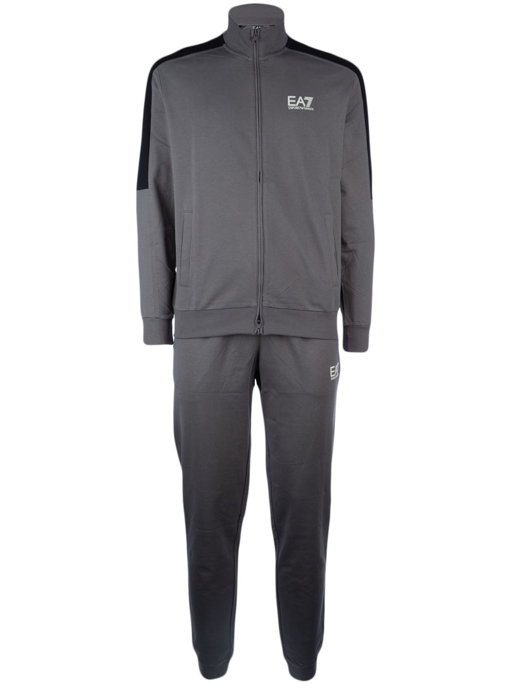 Ea7 Emporio Armani logo印花运动套装 - 灰色