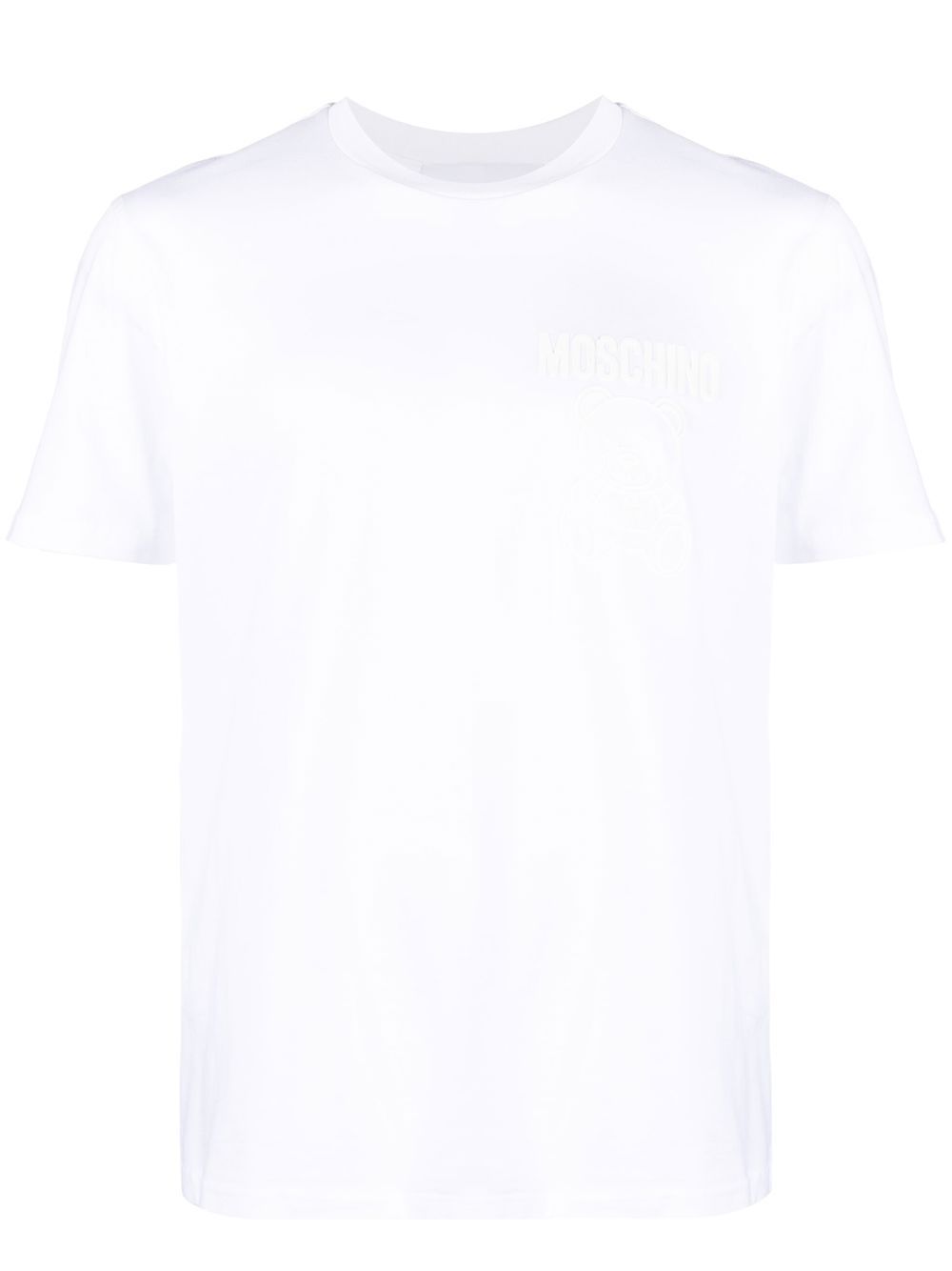 Moschino logo印花T恤 - 白色