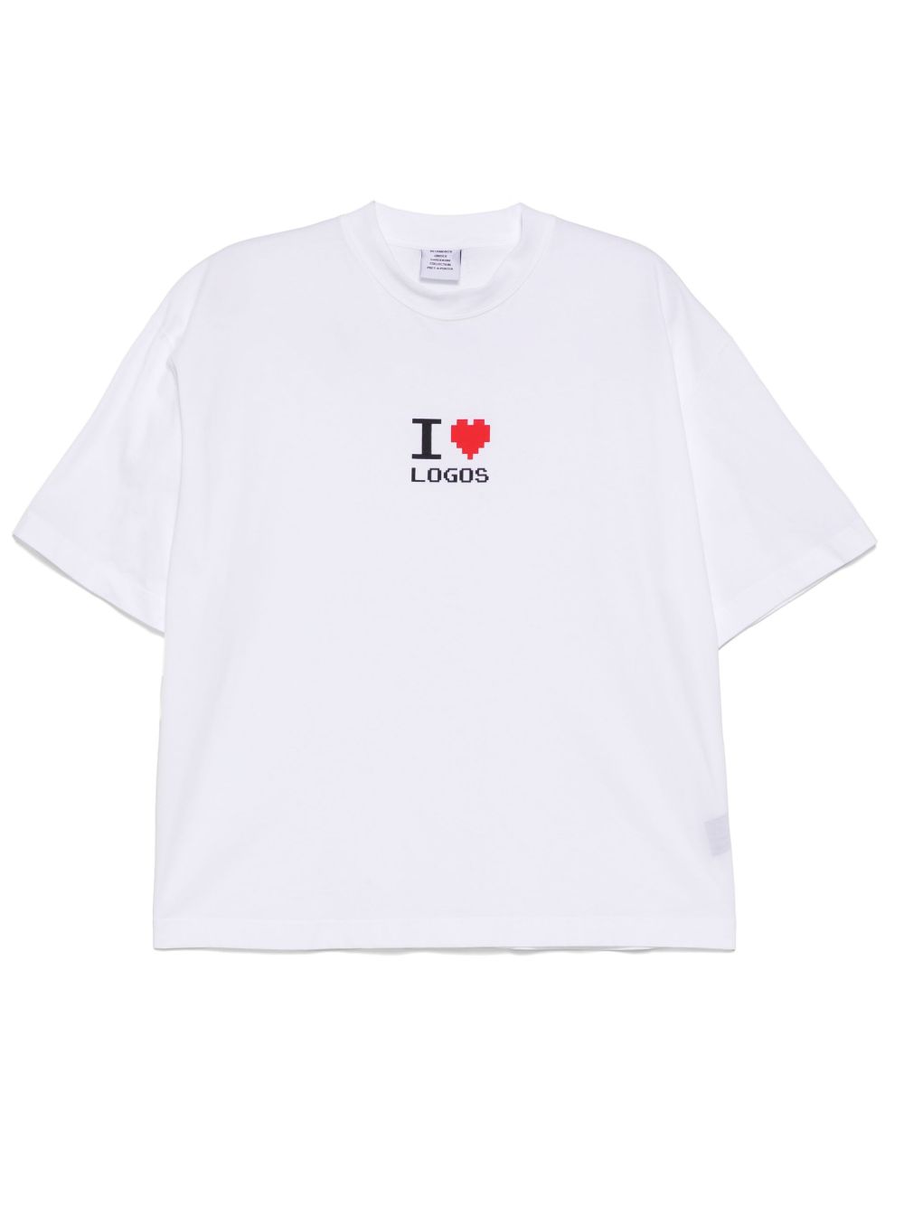 VETEMENTS I Love Logos 印花T恤 - 白色