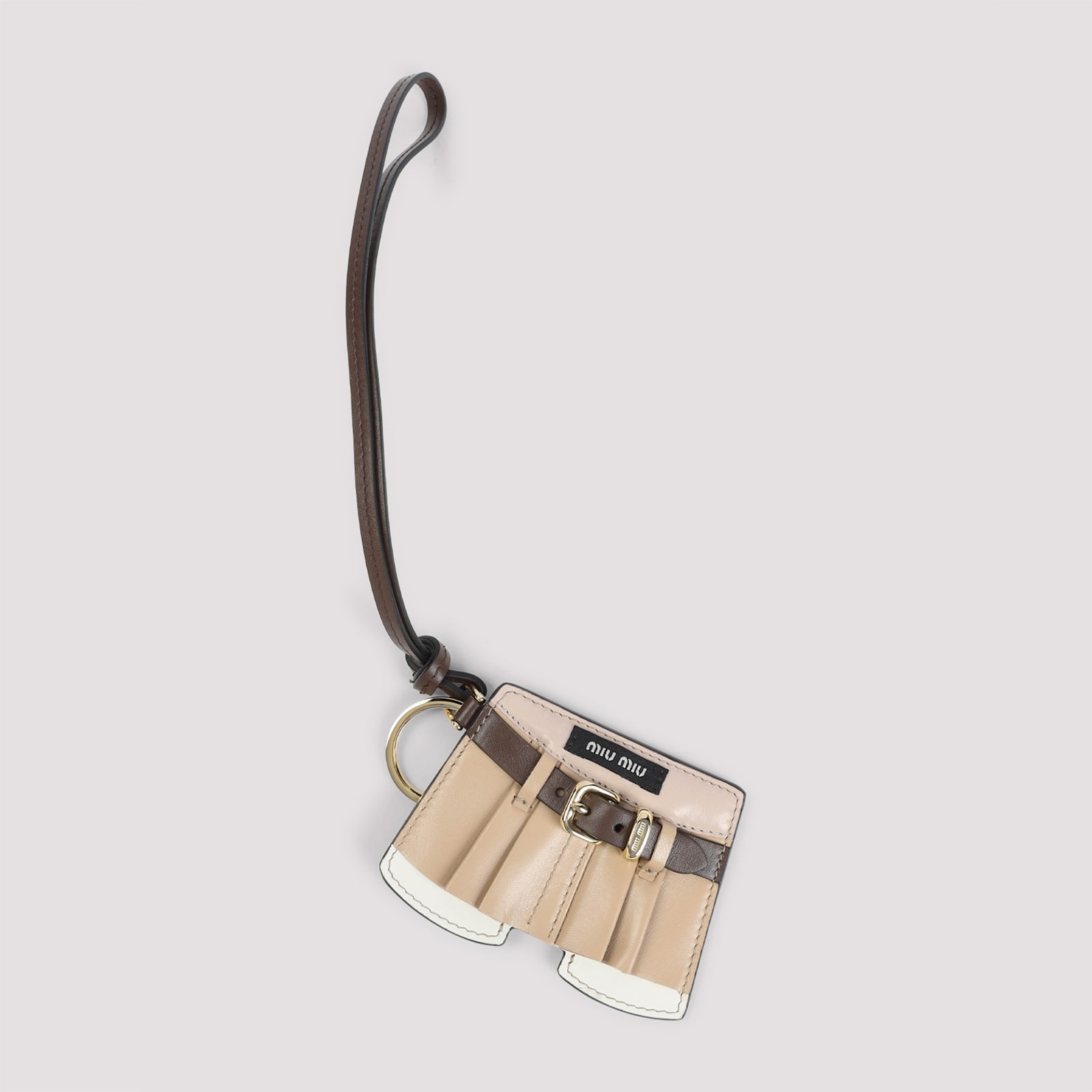 Miu Miu Multicolor Leather Keyring
