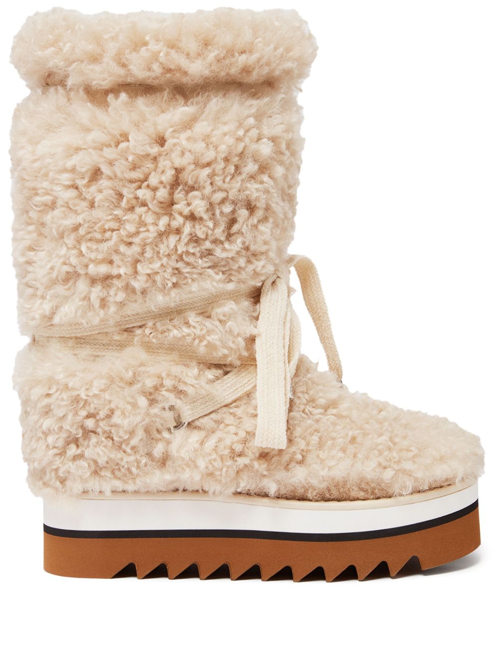 Stella McCartney Sneak-Elyse 靴子 - 中性色