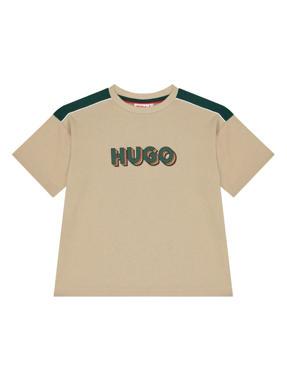 HUGO KIDS logo印花T恤 - 中性色