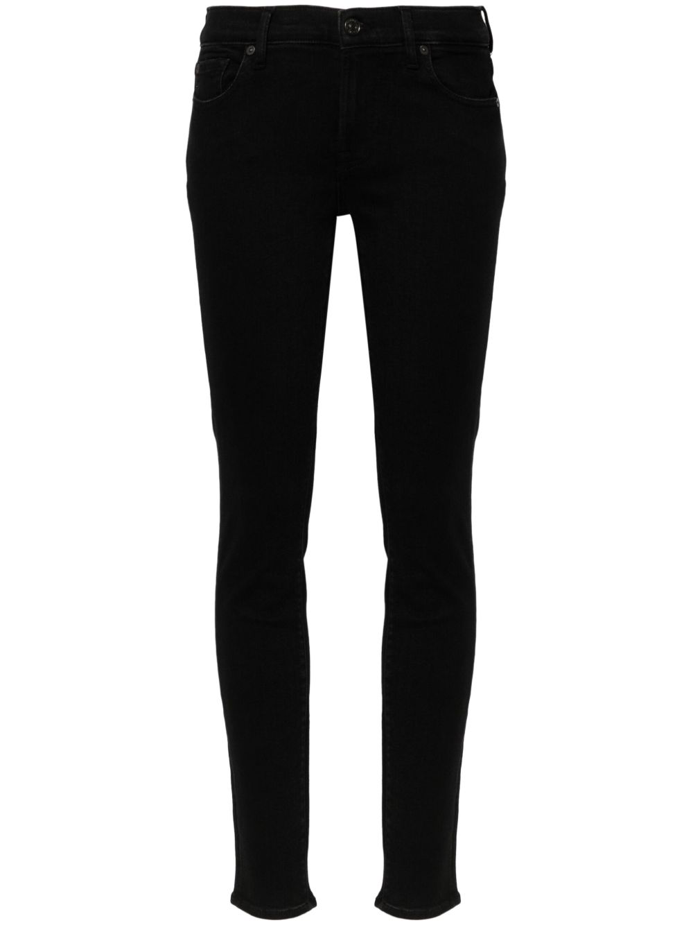 7 For All Mankind The Skinny 牛仔裤 - 黑色