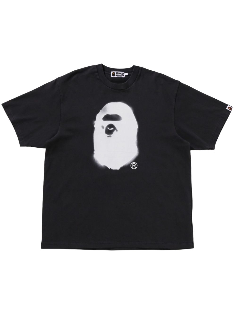 A BATHING APE® Ape Head 棉T恤 - 黑色