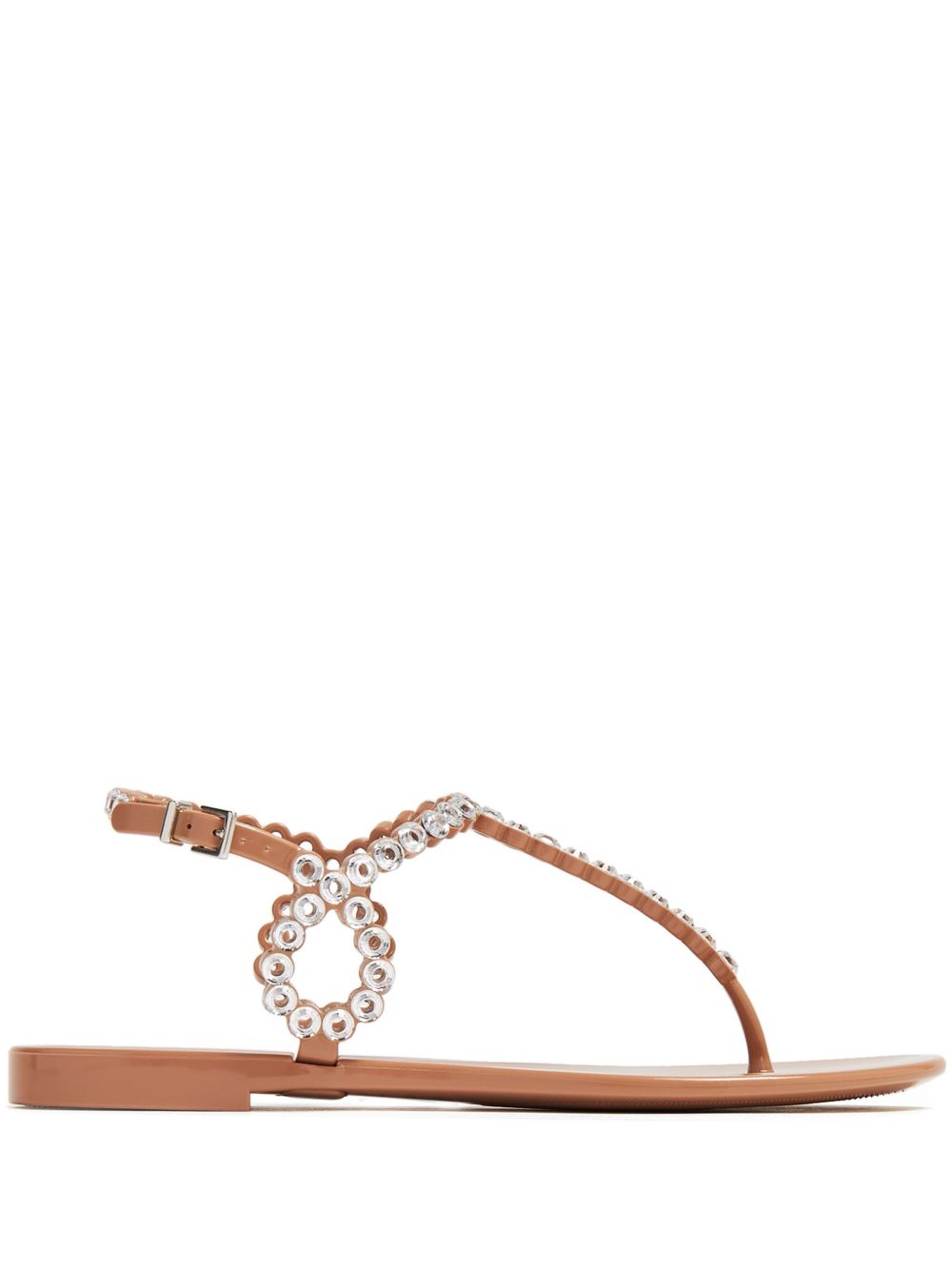 Aquazzura Almost Bare 晶饰凉鞋 - 粉色