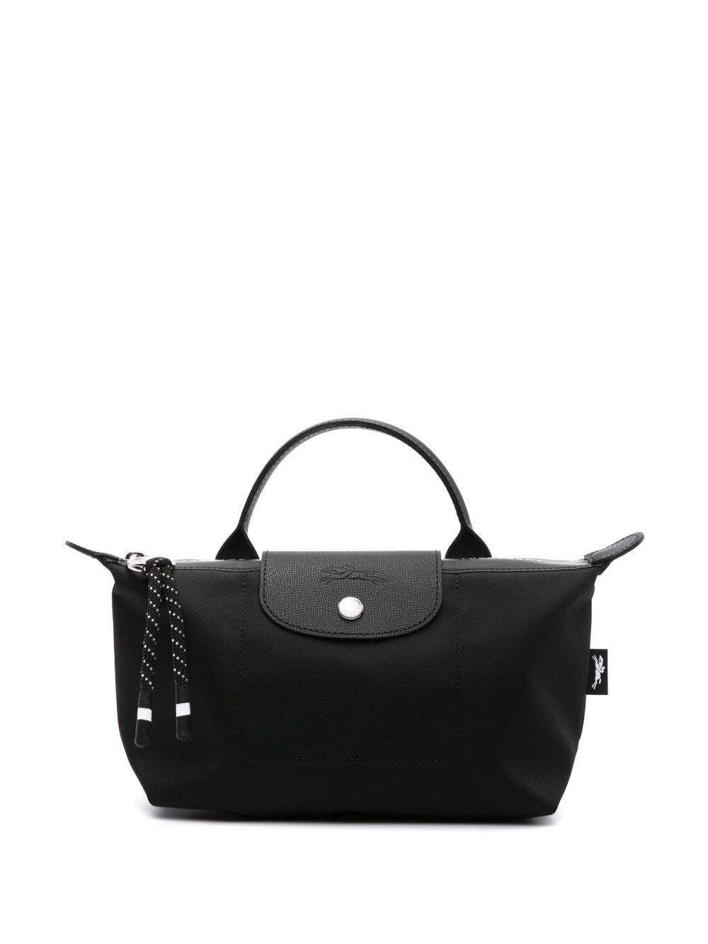 Longchamp x Econyl Le Pliage Energy 帆布小袋 - 黑色