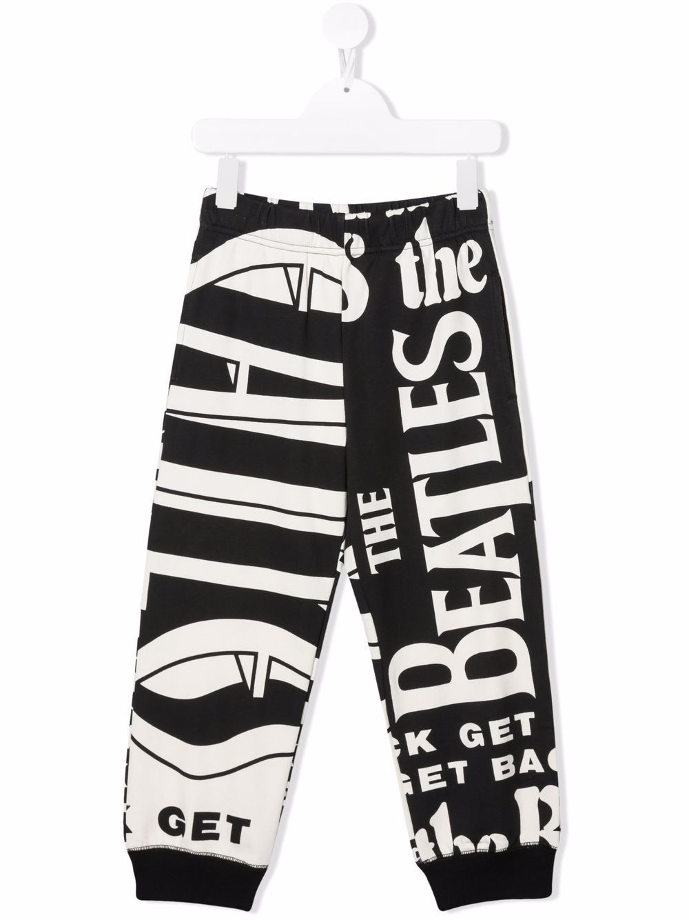 Stella McCartney Kids 斯特拉·麦卡特尼 x Beatles Get Back 运动裤 - 黑色