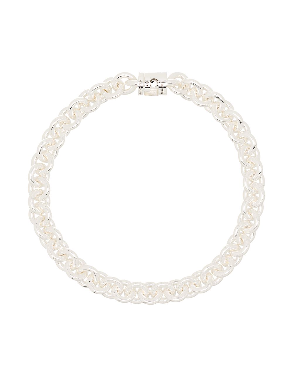 Le Gramme 21g Entrelacs 链式手链 - 银色