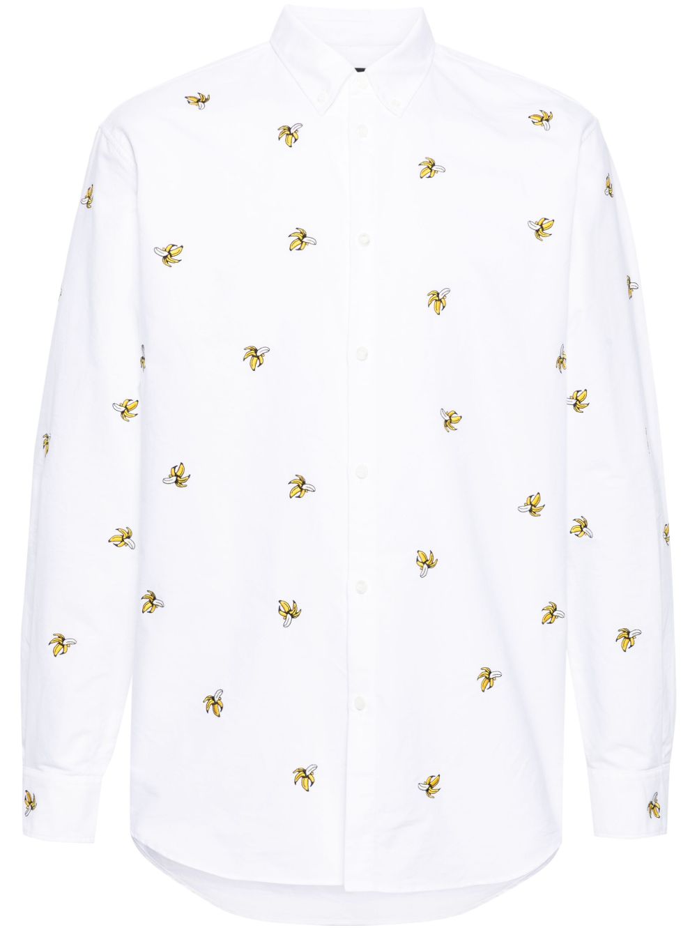 DSQUARED2 水果刺绣棉衬衫 - 白色