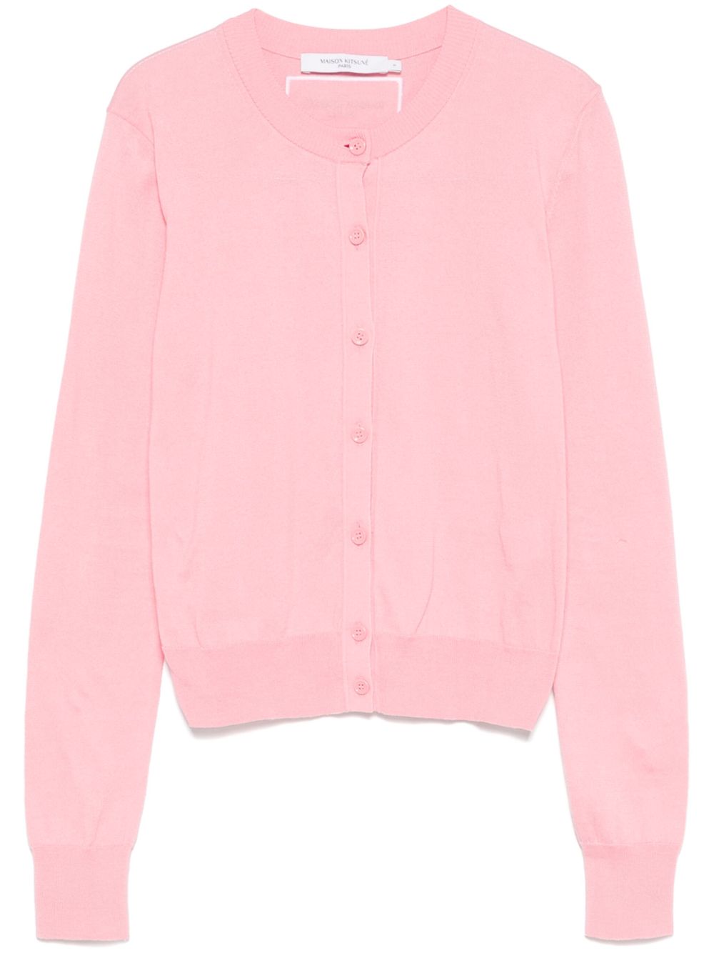 Maison Kitsuné 标贴开衫 - 粉色